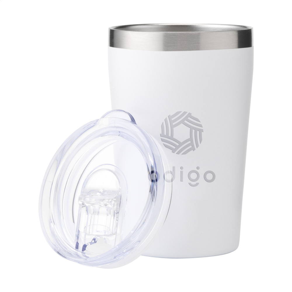 Logo trade corporate gift photo of: Re-Steel RCS Recycled Coffee Mug 380 ml thermo cup