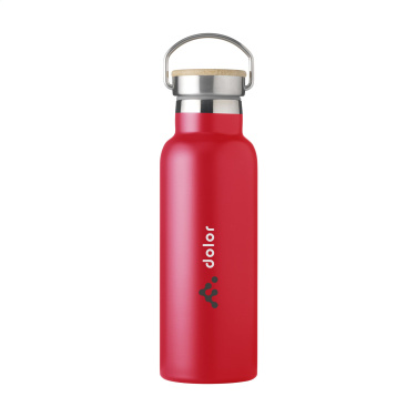 Logo trade business gifts image of: Nordvik RCS Recycled Steel 500 ml drinking bottle