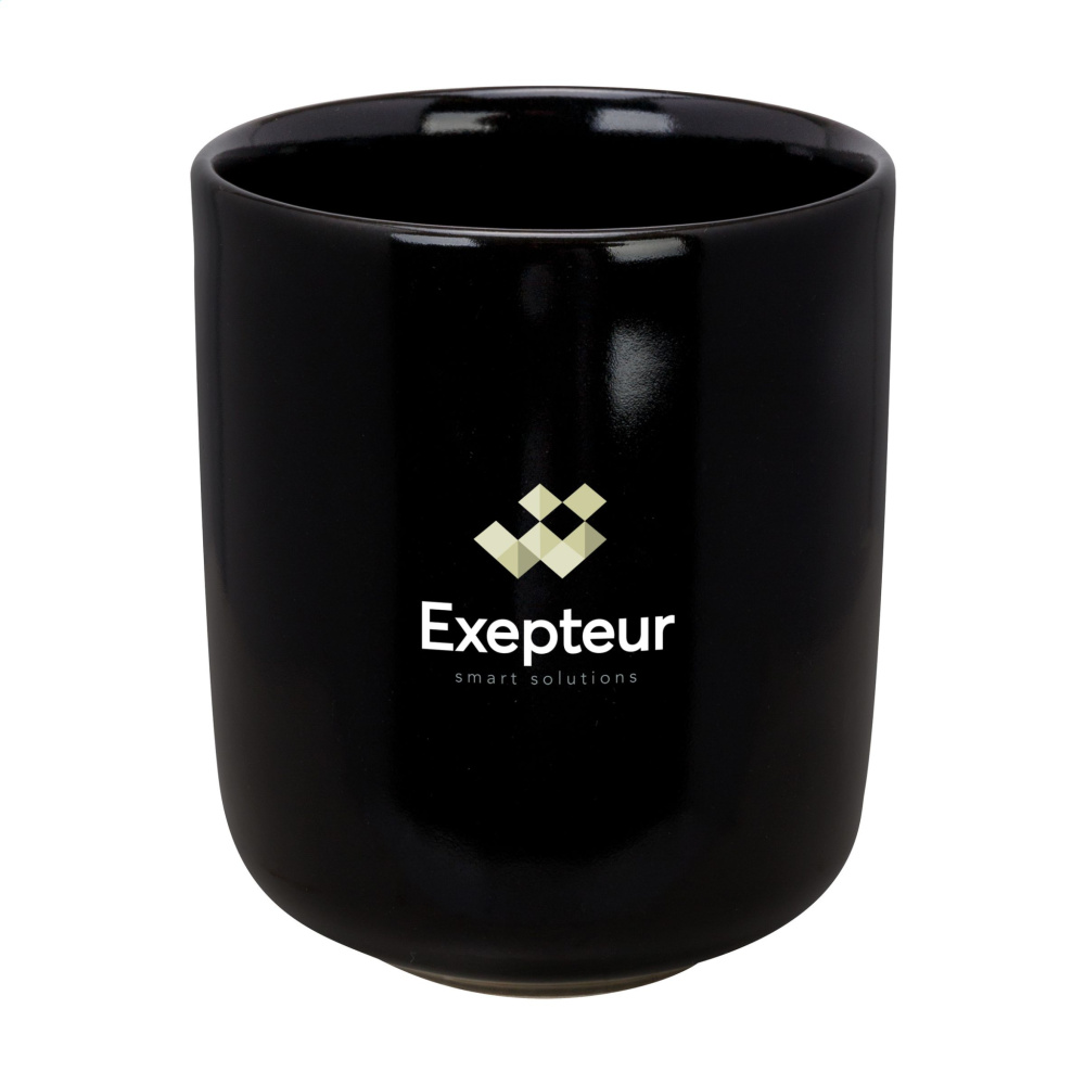 Logo trade corporate gifts picture of: Cadiz Black 350 ml drinking cup