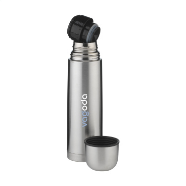 Logo trade business gifts image of: Thermotop Midi RCS Recycled Steel 500 ml thermo bottle