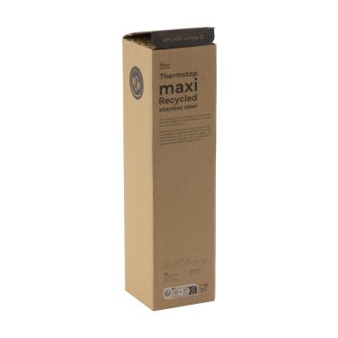 Logo trade promotional items image of: Thermotop Maxi RCS Recycled Steel 1,000 ml thermobottle