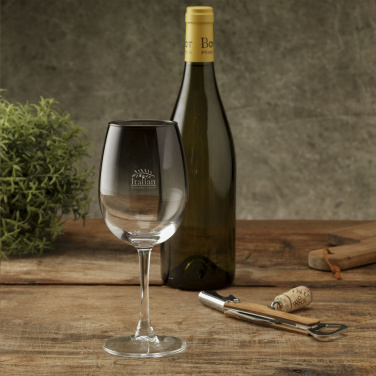 Logotrade promotional gift picture of: Smokey Wine Glass 360 ml