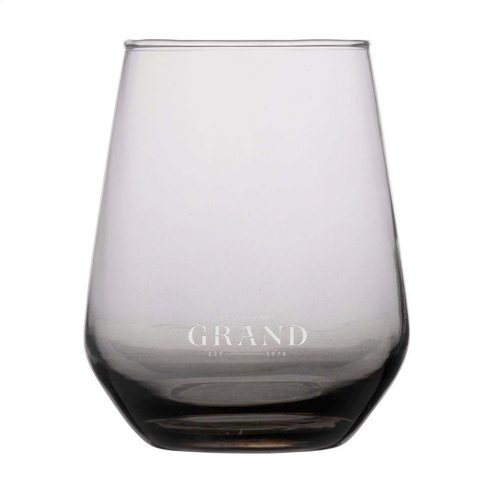 Logo trade advertising products image of: Smokey Water Glass 450 ml