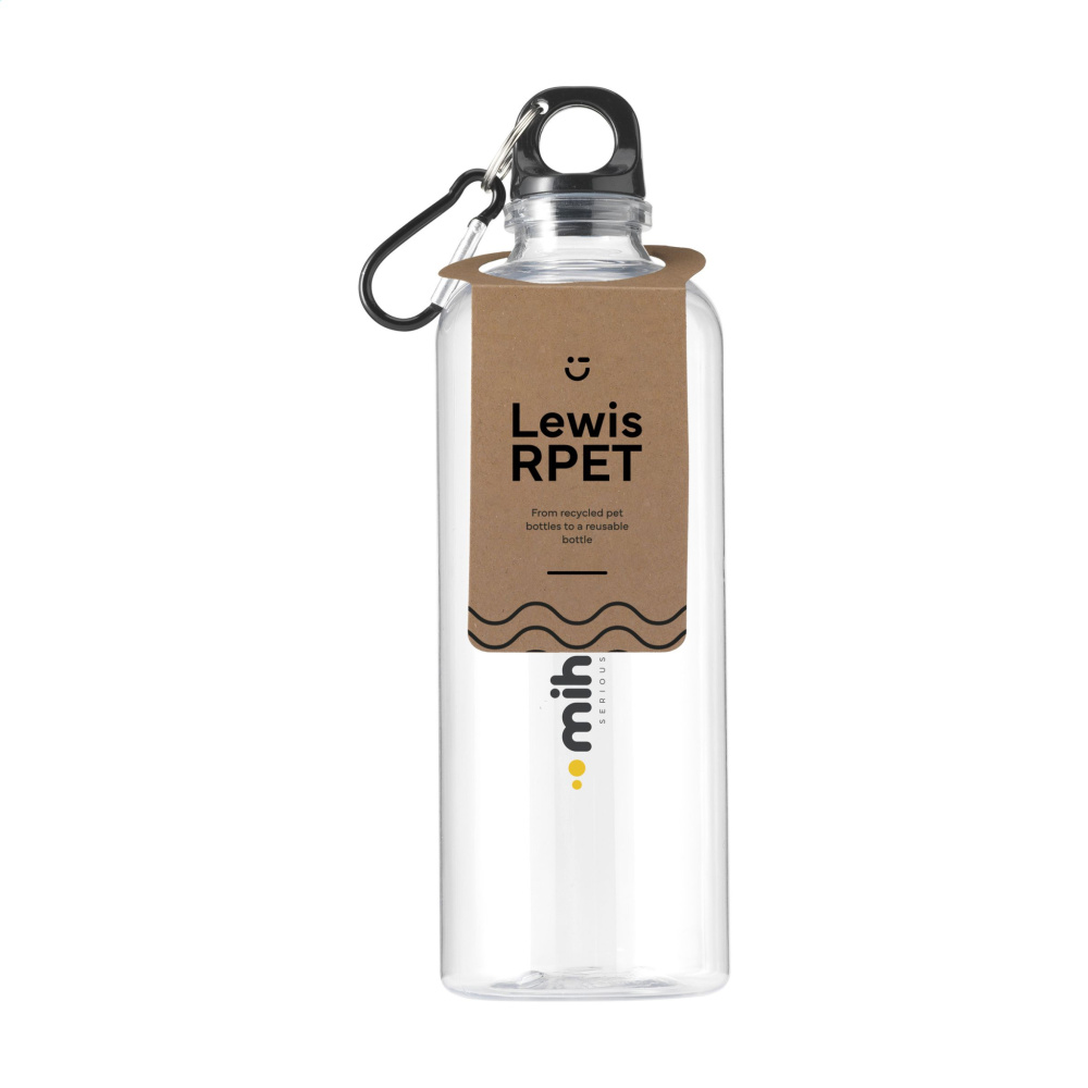 Logo trade promotional giveaways picture of: Lewis GRS RPET Bottle 630 ml water bottle