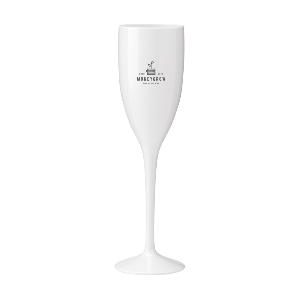 Logo trade promotional product photo of: Lunaire Reusable Champagne Glass 150 ml