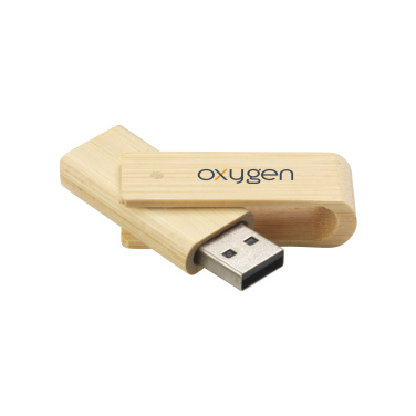 Logo trade corporate gift photo of: USB Waya Bamboo  32 GB