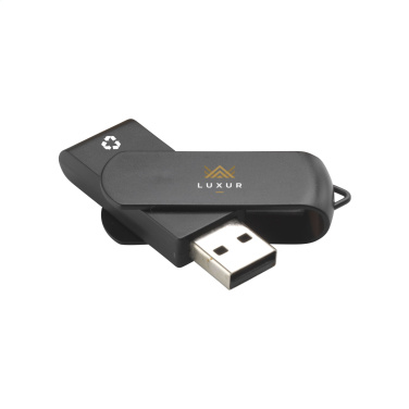 Logo trade promotional gifts image of: USB Twist Recycle 8 GB