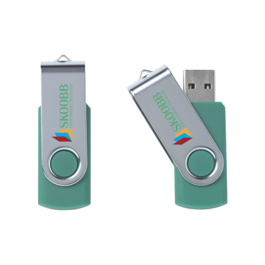 Logo trade promotional giveaways picture of: USB Twist 4 GB