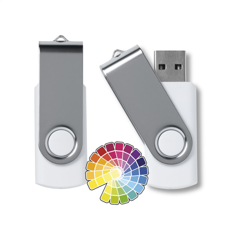 Logo trade promotional items image of: USB Twist 16 GB