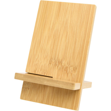 Logo trade corporate gifts picture of: Ceibo detachable bamboo phone stand