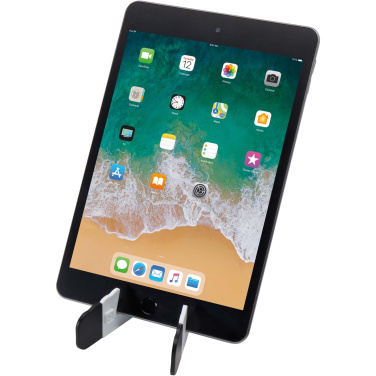 Logo trade promotional gifts image of: Buna recycled plastic foldable tablet and phone stand