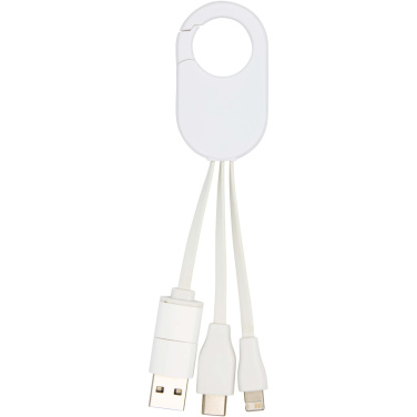 Logotrade promotional merchandise picture of: Troop 4-in-1 recycled plastic charging cable