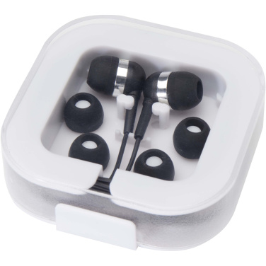 Logo trade corporate gift photo of: Dofida wired Type-C earbuds with recycled plastic storage box