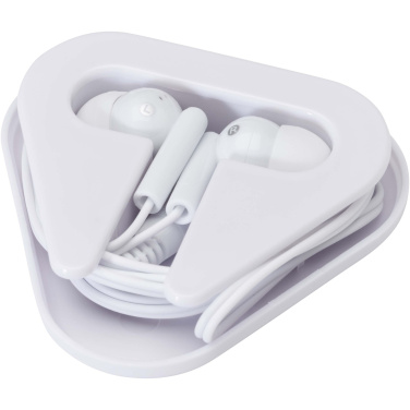 Logo trade promotional merchandise image of: Rebel earbuds with recycled plastic storage box