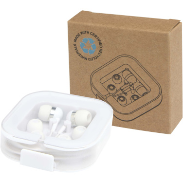 Logotrade promotional giveaway image of: Baekdu wired Type-C headset with recycled plastic storage box
