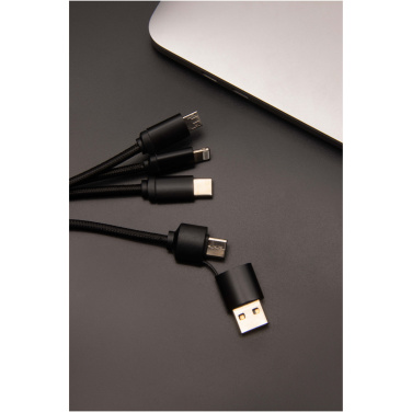 Logo trade promotional items image of: SCX.design C14 15W 5-in-1 charging cable