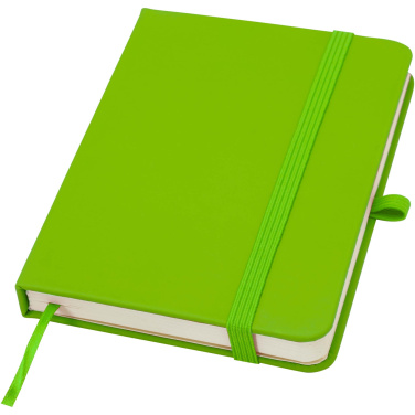 Logo trade promotional items image of: Spectrum Plus A6 hard cover notebook