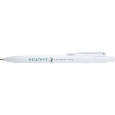 Logo trade corporate gifts picture of: Unica recycled plastic ballpoint pen (blue ink)