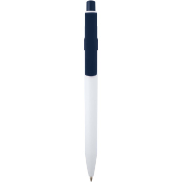 Logo trade advertising product photo of: Unica recycled plastic ballpoint pen (blue ink)