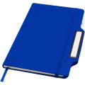 Nexus A5 hard cover notebook with pen and pencil combo (black ink), Royal blue