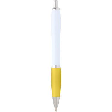 Logotrade promotional item image of: Nash recycled plastic ballpoint pen (black ink)