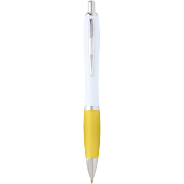 Logotrade promotional product picture of: Nash recycled plastic ballpoint pen (black ink)