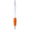 Nash recycled plastic ballpoint pen (black ink), Orange