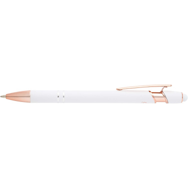 Logo trade advertising products image of: Nanna ballpoint pen with rose gold finish (blue ink)