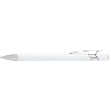 Logo trade promotional products picture of: Kish ballpoint pen with silver finish (blue ink)