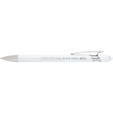 Logotrade promotional gift image of: Kish ballpoint pen with silver finish (blue ink)