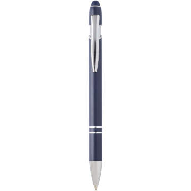 Logotrade promotional item image of: Kish ballpoint pen with silver finish (blue ink)