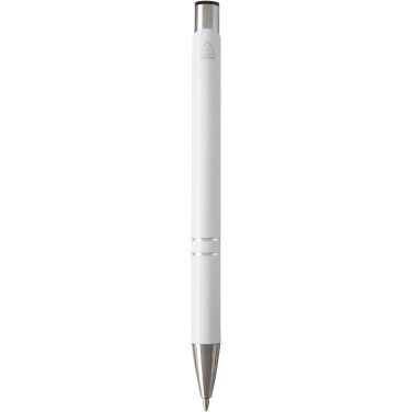 Logotrade promotional gift image of: Moneta recycled aluminium ballpoint pen (blue ink)