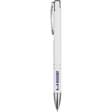 Logotrade promotional merchandise photo of: Moneta recycled aluminium ballpoint pen (blue ink)