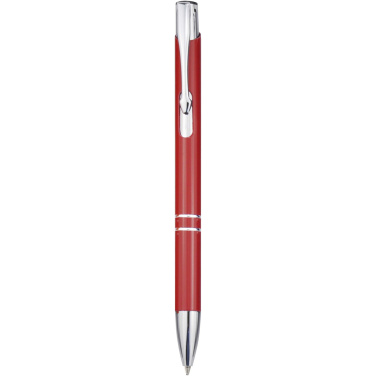 Logotrade promotional item image of: Moneta recycled aluminium ballpoint pen (blue ink)