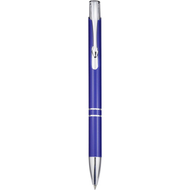 Logotrade promotional giveaway image of: Moneta recycled aluminium ballpoint pen (blue ink)