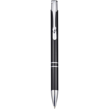 Logo trade advertising product photo of: Moneta recycled aluminium ballpoint pen (blue ink)