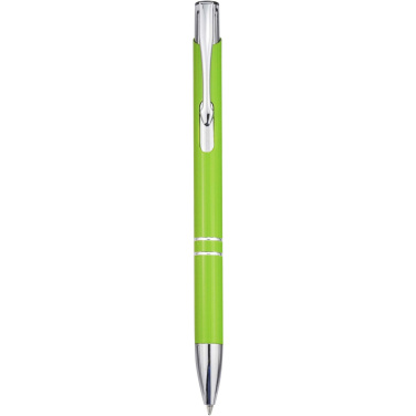 Logotrade corporate gift image of: Moneta recycled aluminium ballpoint pen (blue ink)