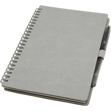 Logotrade promotional giveaway image of: Slate reusable soft cover notebook and pen set (black ink)