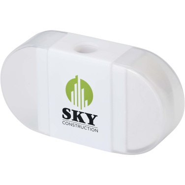 Logo trade business gifts image of: Velvi pencil sharpener with eraser 