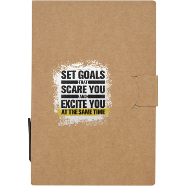 Logotrade promotional item image of: Swift sticky notes booklet with ballpoint pen (black ink)