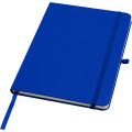 Teak A5 recycled hard cover notebook with lined pages, Royal blue