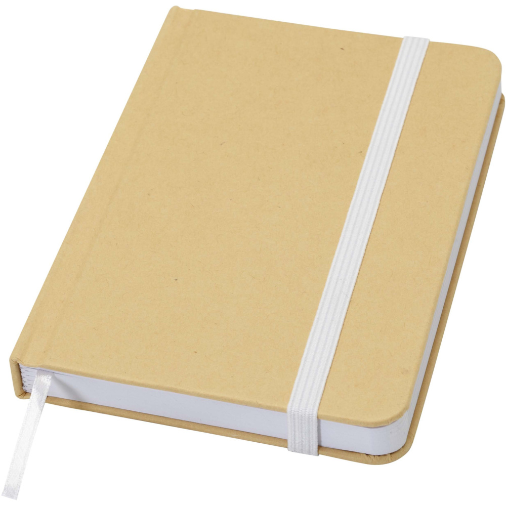 Logotrade promotional product image of: Reed A6 recycled hard cover notebook with plain pages