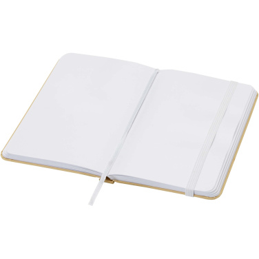 Logotrade promotional product picture of: Reed A6 recycled hard cover notebook with plain pages