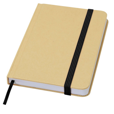 Logotrade advertising product picture of: Reed A6 recycled hard cover notebook with plain pages