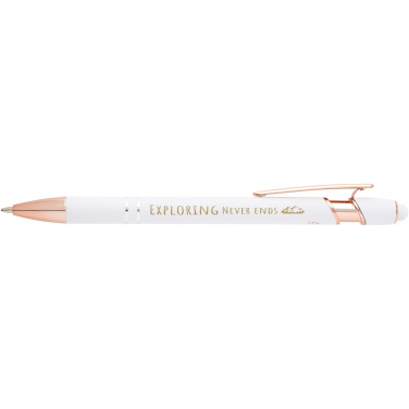 Logotrade promotional merchandise image of: Nanna ballpoint pen with rose gold finish (black ink)