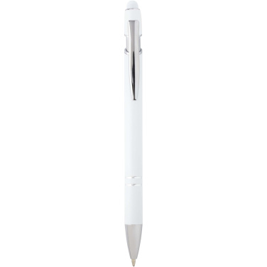 Logo trade promotional products image of: Kish ballpoint pen with silver finish (black ink)