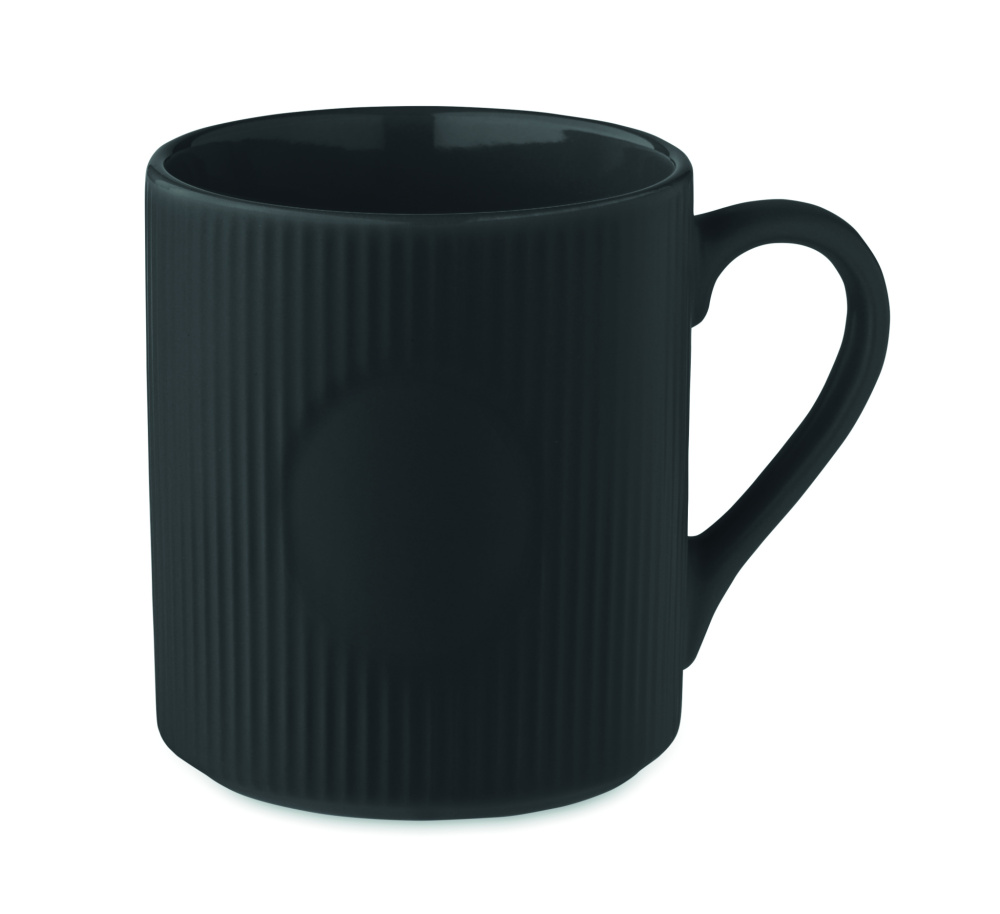 Logo trade promotional products picture of: Ribbed ceramic mug mat 340 ml