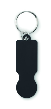 Logotrade promotional items photo of: Key ring with trolley token