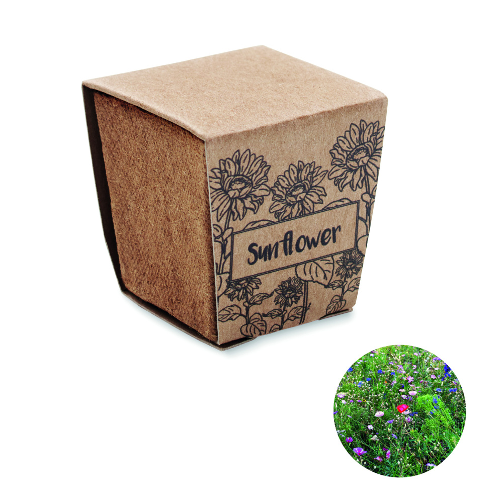 Logo trade promotional gifts picture of: Sunflower growing kit