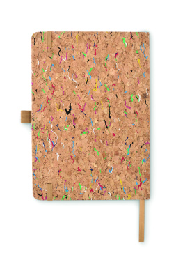 Logotrade promotional merchandise picture of: A5 cork coloured notebook